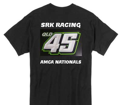 Custom Gildan 100% Cotton Black T-Shirt
