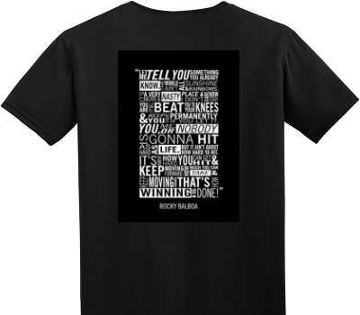 Custom Adult Soft Style 100% Cotton Black T-Shirt