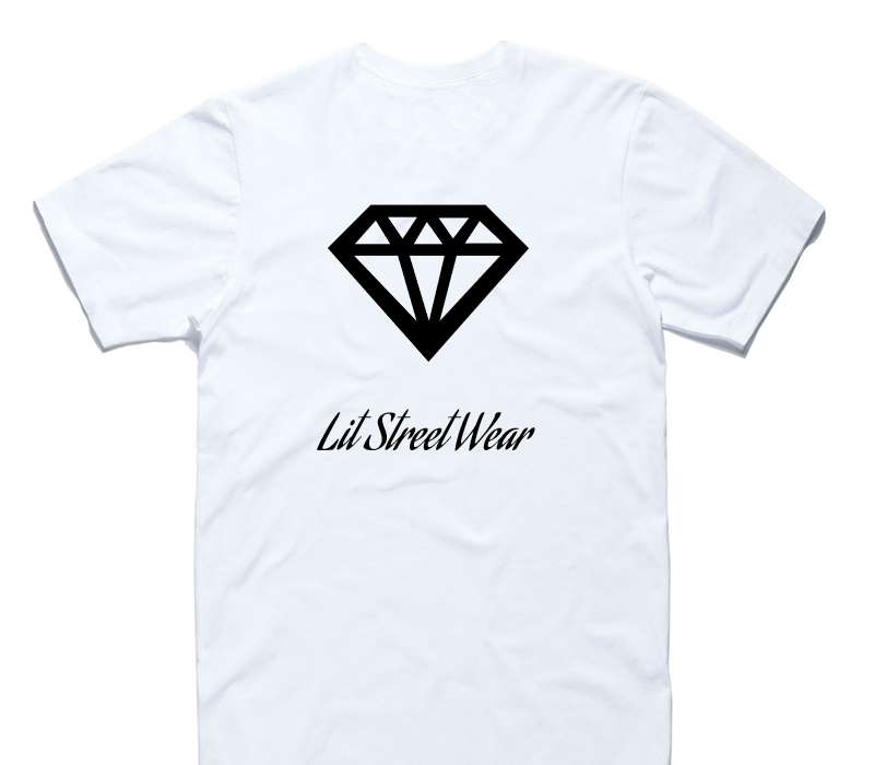 Custom AS Colour 100% Cotton White T-Shirt