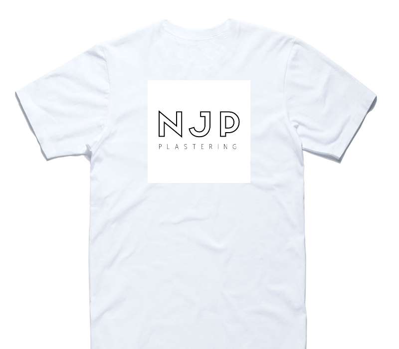 Custom AS Colour 100% Cotton White T-Shirt