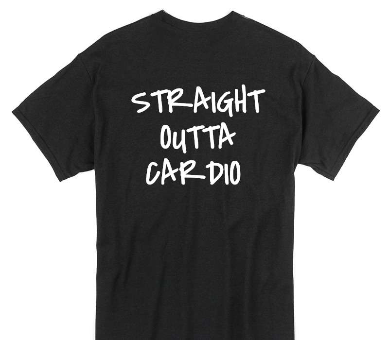 Custom Gildan 100% Cotton Black T-Shirt