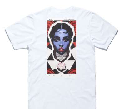 Custom AS Colour 100% Cotton White T-Shirt