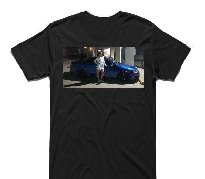 Custom AS Colour 100% Cotton Black T-Shirt