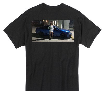 Custom Gildan 100% Cotton Black T-Shirt