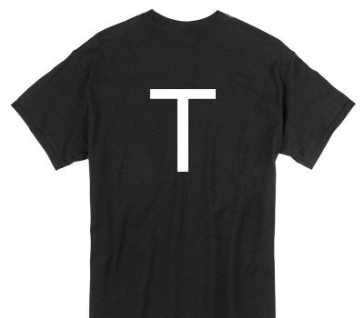 Custom Gildan 100% Cotton Black T-Shirt