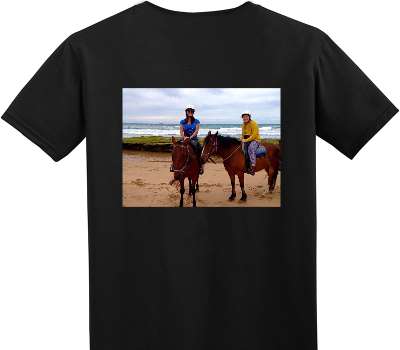 Custom Adult Soft Style 100% Cotton Black T-Shirt