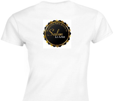 Custom Womens Soft Style 100% Cotton White T-Shirt