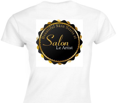 Custom Womens Soft Style 100% Cotton White T-Shirt