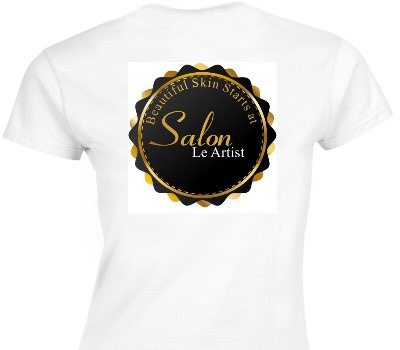Custom Womens Soft Style 100% Cotton White T-Shirt