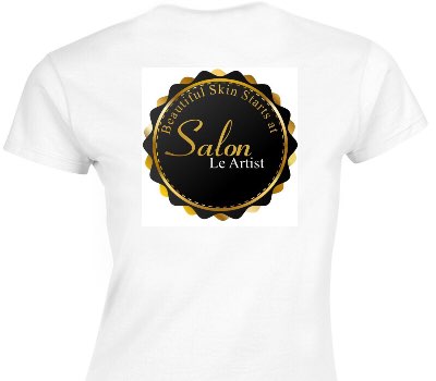 Custom Womens Soft Style 100% Cotton White T-Shirt