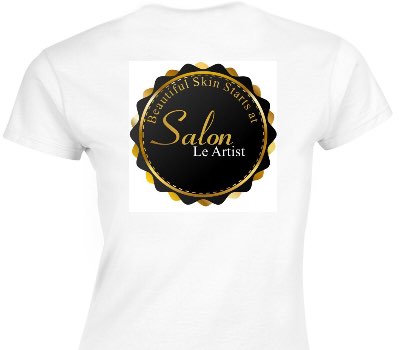 Custom Womens Soft Style 100% Cotton White T-Shirt