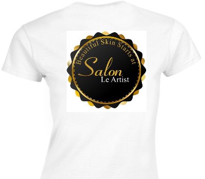 Custom Womens Soft Style 100% Cotton White T-Shirt