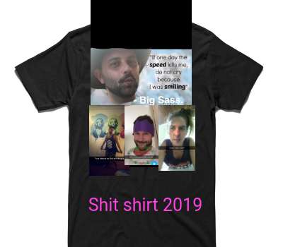 Custom AS Colour 100% Cotton Black T-Shirt