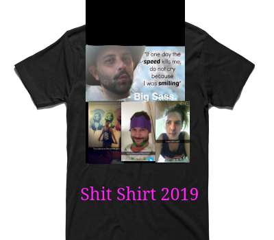 Custom AS Colour 100% Cotton Black T-Shirt