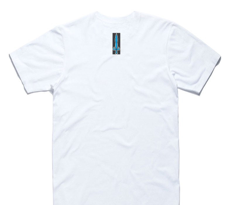 Custom AS Colour 100% Cotton White T-Shirt