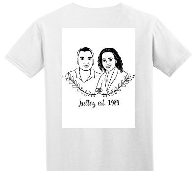 Custom Adult Soft Style 100% Cotton White T-Shirt