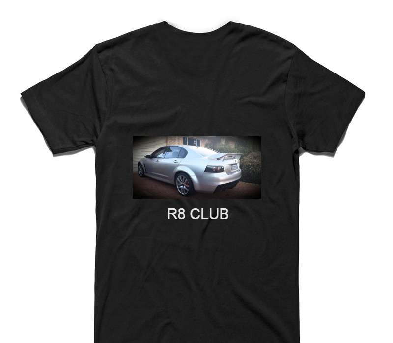 Custom AS Colour 100% Cotton Black T-Shirt