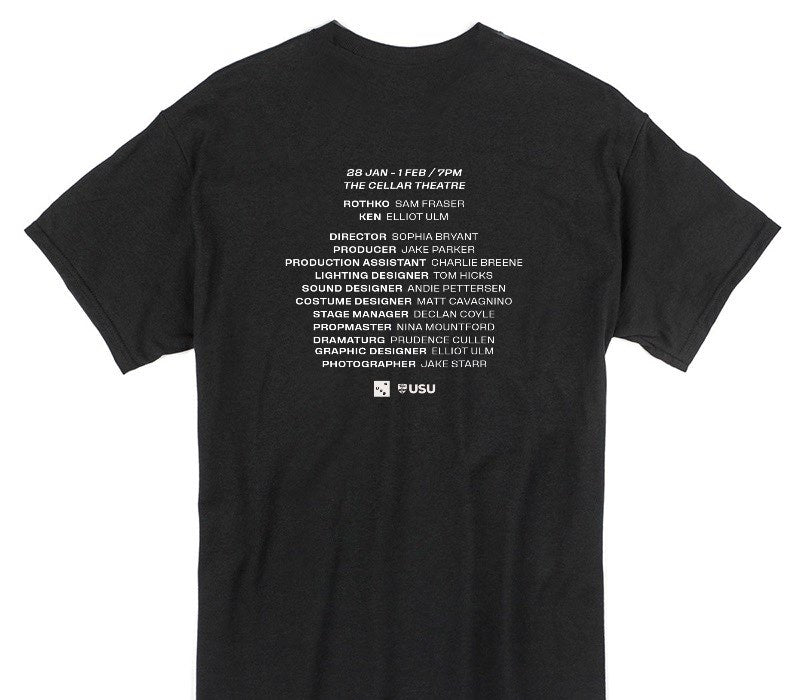 Custom Gildan 100% Cotton Black T-Shirt