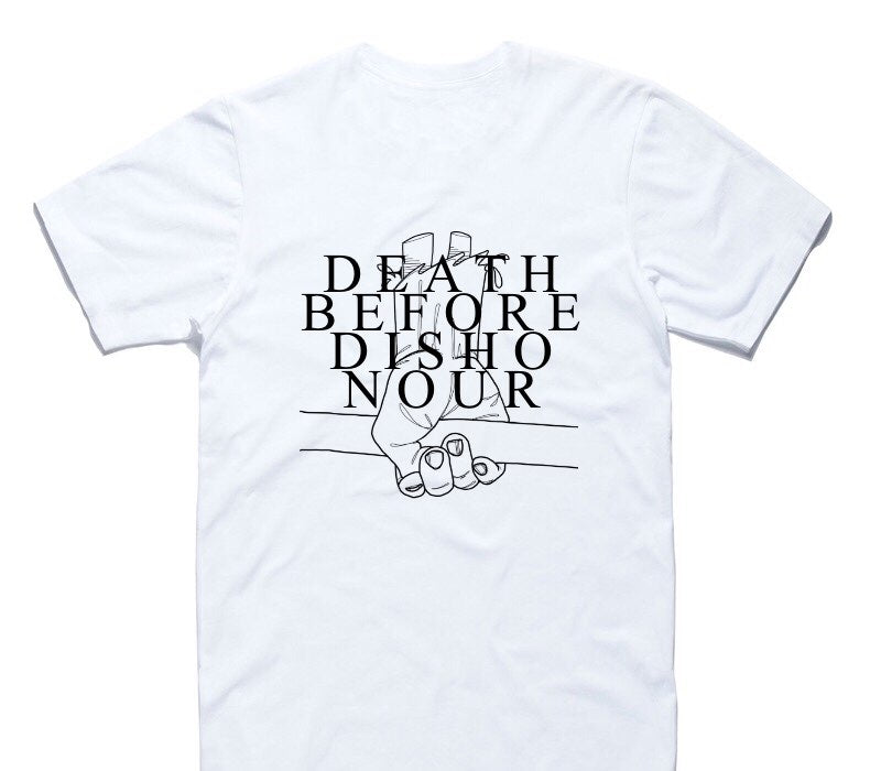 Custom AS Colour 100% Cotton White T-Shirt
