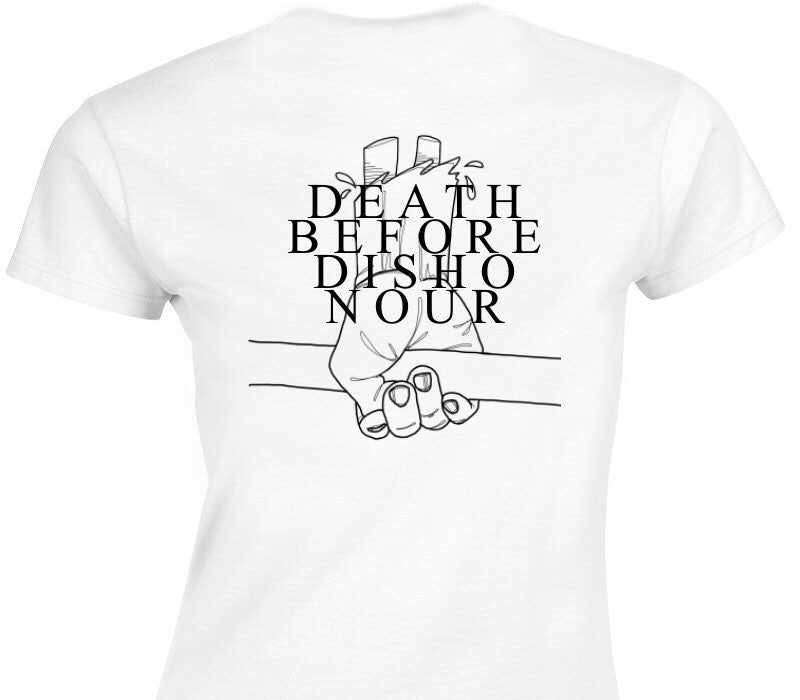 Custom Womens Soft Style 100% Cotton White T-Shirt