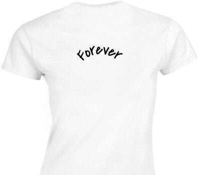 Custom Womens Soft Style 100% Cotton White T-Shirt