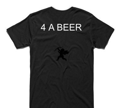Custom AS Colour 100% Cotton Black T-Shirt