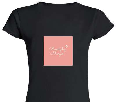 Custom Womens Soft Style 100% Cotton Black T-Shirt
