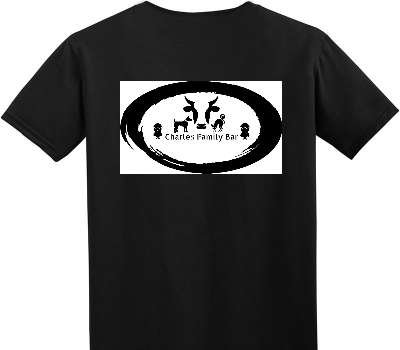 Custom Adult Soft Style 100% Cotton Black T-Shirt