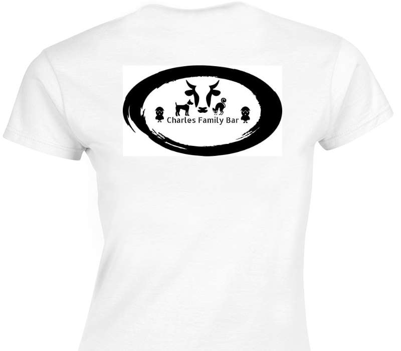 Custom Womens Soft Style 100% Cotton White T-Shirt