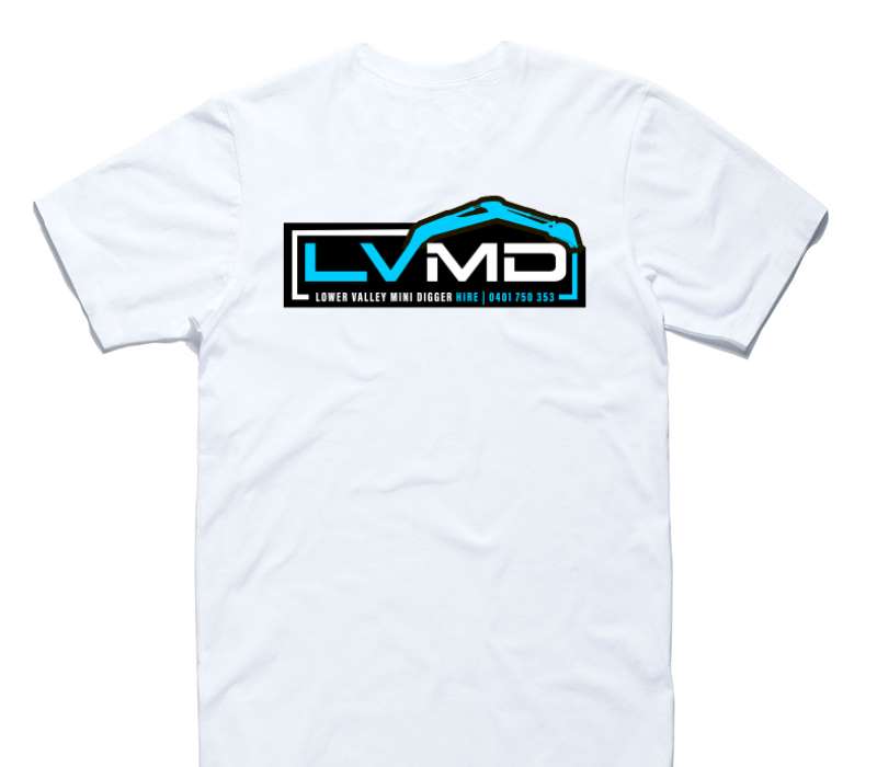 Custom AS Colour 100% Cotton White T-Shirt
