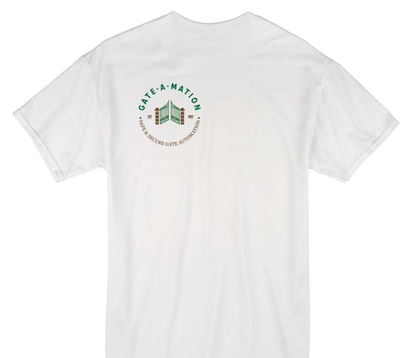 Custom Gildan 100% Cotton White T-Shirt