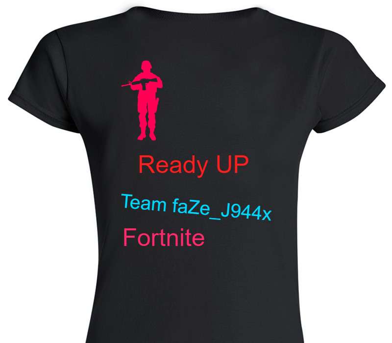 Custom Womens Soft Style 100% Cotton Black T-Shirt