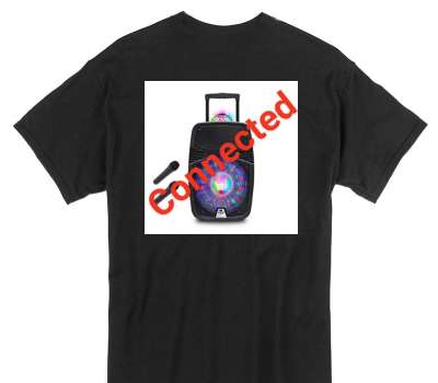 Custom Gildan 100% Cotton Black T-Shirt