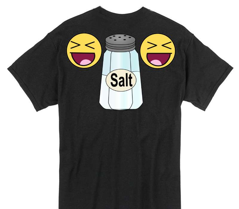 Custom Gildan 100% Cotton Black T-Shirt