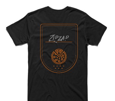 Custom AS Colour 100% Cotton Black T-Shirt