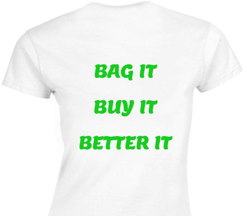 Custom Womens Soft Style 100% Cotton White T-Shirt