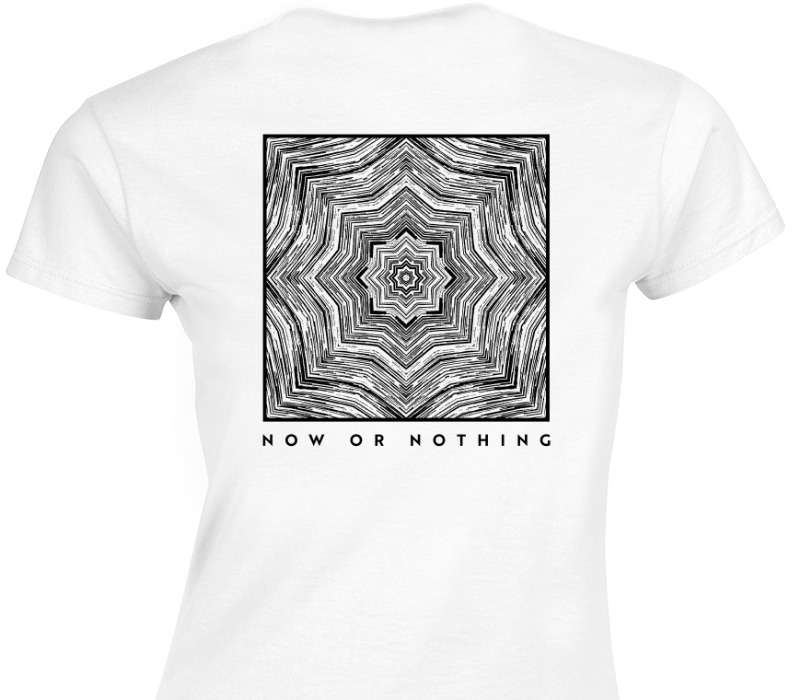 Custom Womens Soft Style 100% Cotton White T-Shirt