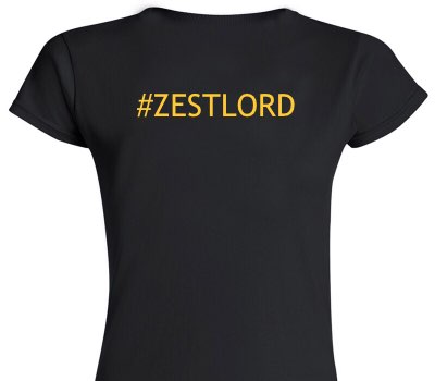 Custom Womens Soft Style 100% Cotton Black T-Shirt