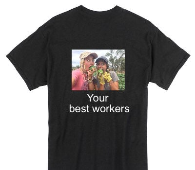 Custom Gildan 100% Cotton Black T-Shirt