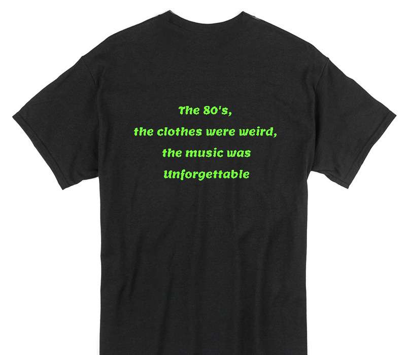 Custom Gildan 100% Cotton Black T-Shirt