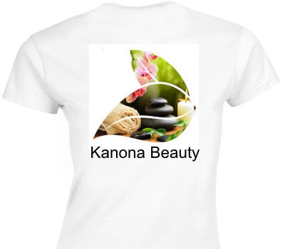 Custom Womens Soft Style 100% Cotton White T-Shirt