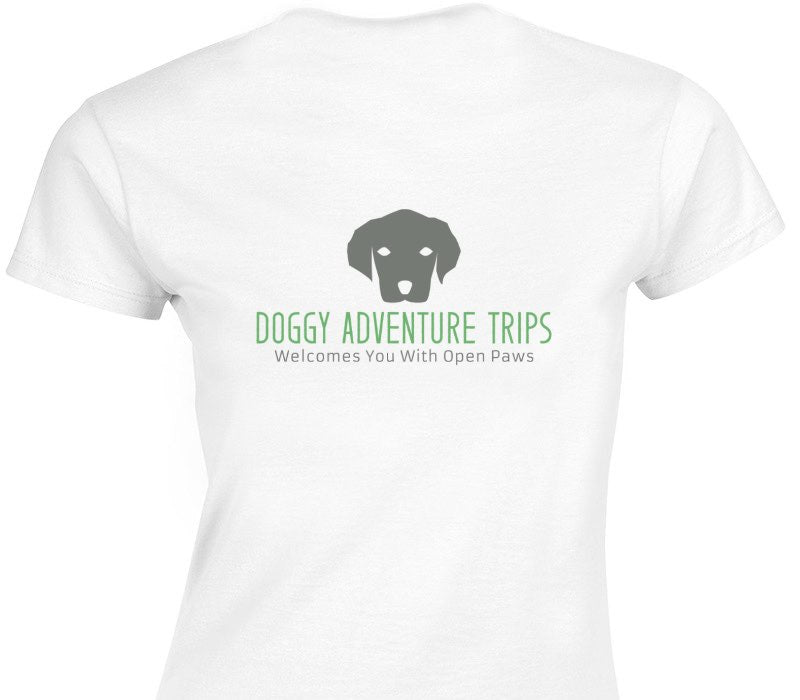 Custom Womens Soft Style 100% Cotton White T-Shirt