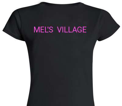 Custom Womens Soft Style 100% Cotton Black T-Shirt