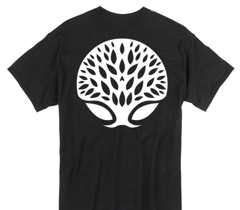Custom Gildan 100% Cotton Black T-Shirt