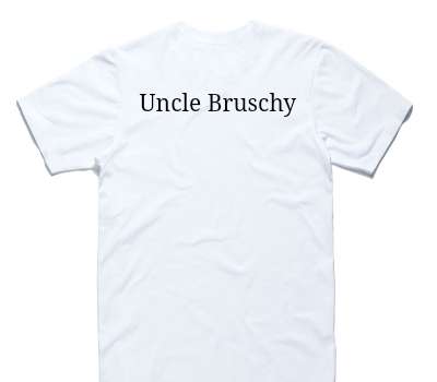 Custom AS Colour 100% Cotton White T-Shirt