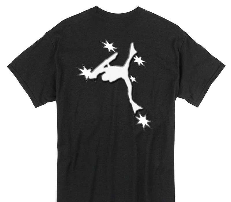 Custom Gildan 100% Cotton Black T-Shirt