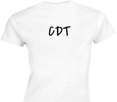 Custom Womens Soft Style 100% Cotton White T-Shirt