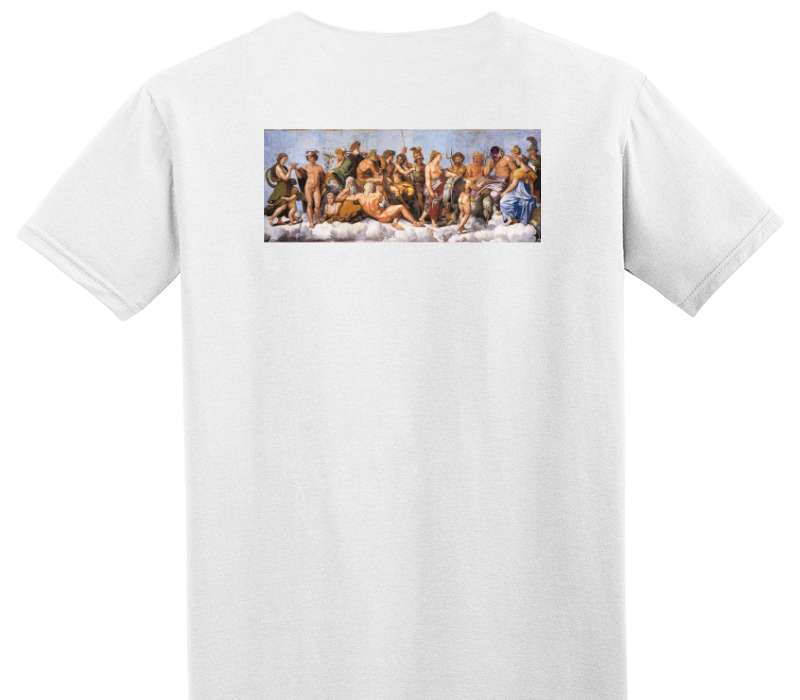 Custom Adult Soft Style 100% Cotton White T-Shirt