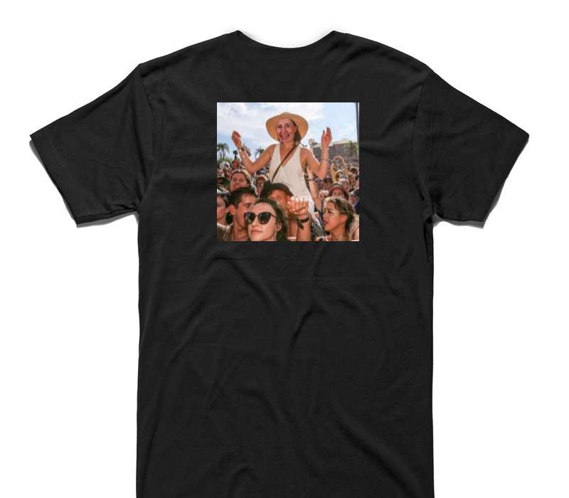 Custom AS Colour 100% Cotton Black T-Shirt