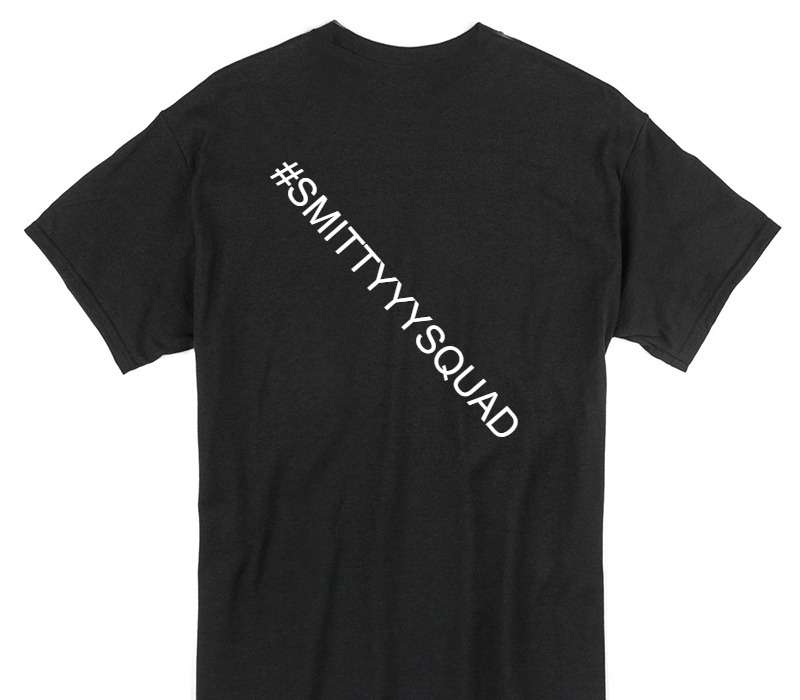 Custom Gildan 100% Cotton Black T-Shirt